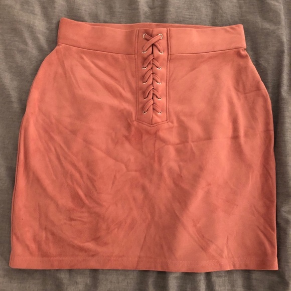 Faux Suede Miniskirt - Picture 1 of 1